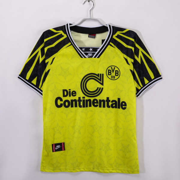1994-1995 Borussia Dortmund Home Adult Retro Soccer Jersey