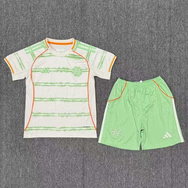 25/26 Celtic Third Kids Soccer Jersey+Shorts
