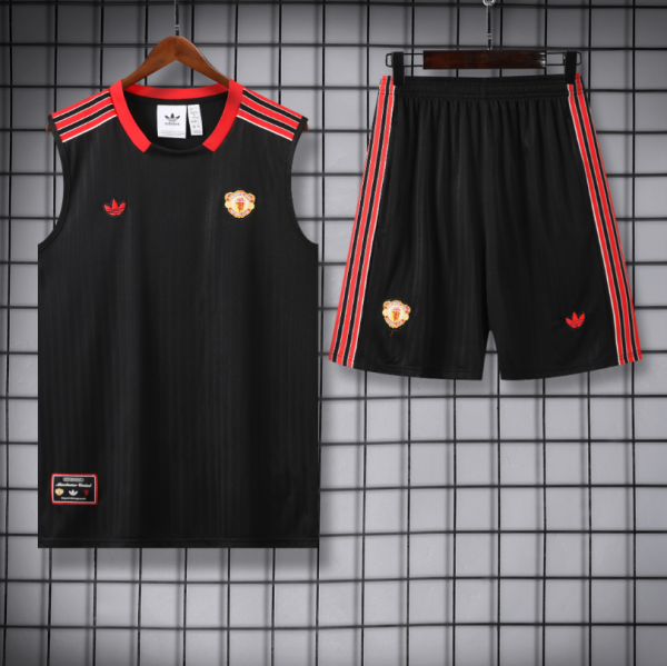 25/26 Man United Adult Sleeveless Jersey+Shorts Suit