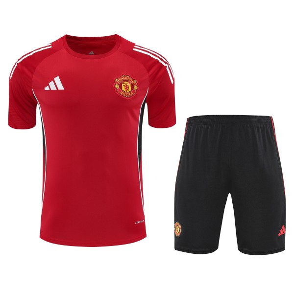 25/26 Man United Adult Training Jersey+Shorts Suit