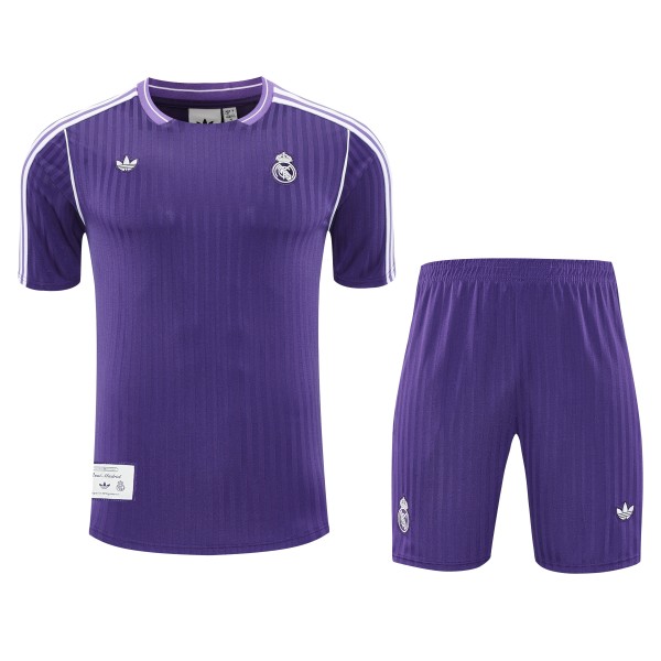 25/26 Real Madrid Adult Training Jersey+Shorts Suit