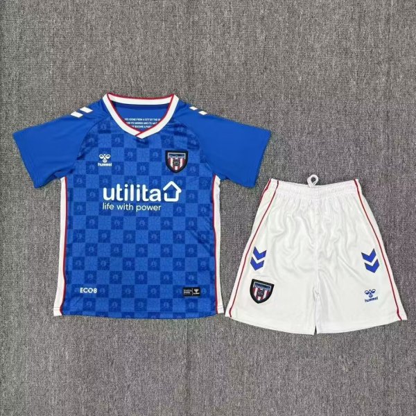 25/26 Sunderland Away Kids Soccer Jersey+Shorts