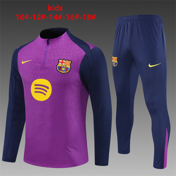 25/26 Barcelona Kids Training Tracksuit