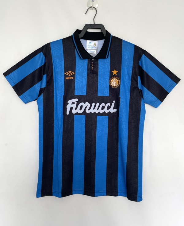 1992-1994 Inter Milan Home Adult Retro Soccer Jersey