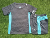 25/26 Olympique de Marseille Away Kids Soccer Jersey+Shorts
