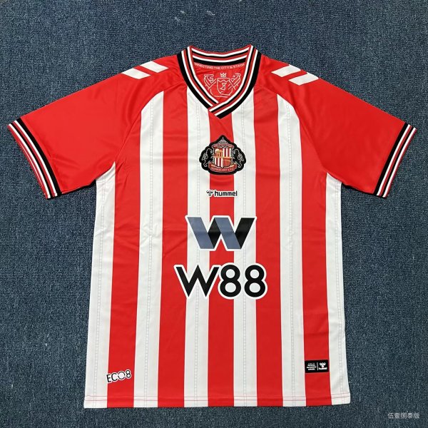 25/26 Sunderland Home Adult Soccer Jersey