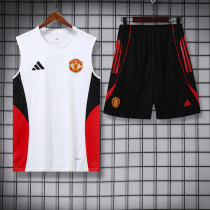 25/26 Man United Adult Sleeveless Jersey+Shorts Suit