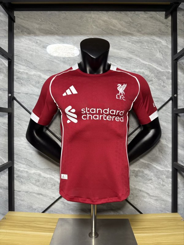 Player Version 25/26 Liverpool Home Adult Soccer Jersey