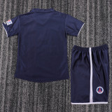 2001-2002 PSG Home Kids Retro Soccer Jersey+Shorts