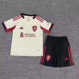 25/26 Liverpool Away Kids Soccer Jersey+Shorts