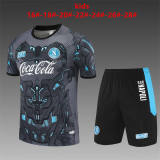 25/26 SSC Napoli Kids Training Jersey+Shorts Suit