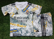 25/26 Real Madrid Star Edition Kids Soccer Jersey+Shorts