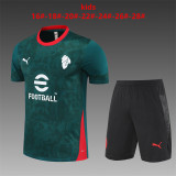 25/26 AC Milan Kids Training Jersey+Shorts Suit