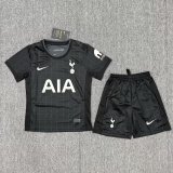 25/26 Tottenham Hotspur Away Kids Soccer Jersey+Shorts