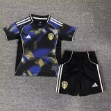 25/26 Leeds United Third Kids Soccer Jersey+Shorts