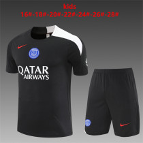 25/26 PSG Kids Training Jersey+Shorts Suit