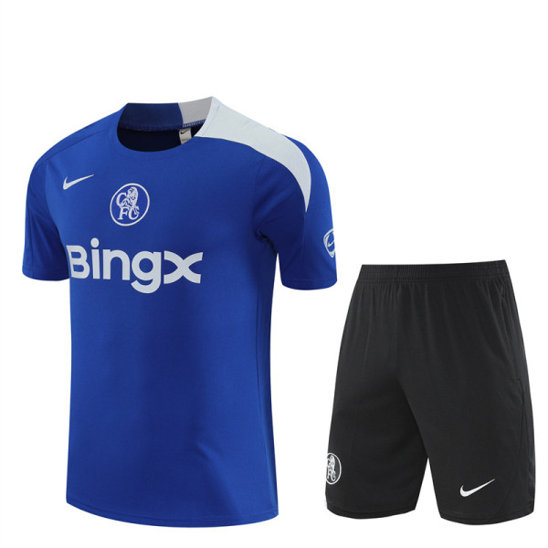 25/26 Chelsea Adult Training Jersey+Shorts Suit