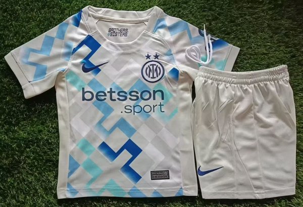 25/26 Inter Milan Away Kids Soccer Jersey+Shorts