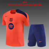 25/26 Barcelona Kids Training Jersey+Shorts Suit