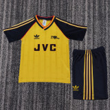 1988-1990 Arsenal Away Kids Retro Soccer Jersey+Shorts