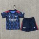 25/26 Arsenal Away Kids Soccer Jersey+Shorts