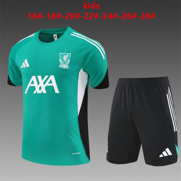 25/26 Liverpool Kids Training Jersey+Shorts Suit