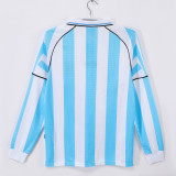 1996-1997 Argentina Home Adult Retro LS Soccer Jersey