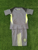 25/26 Man United Kids GK Soccer Jersey+Shorts