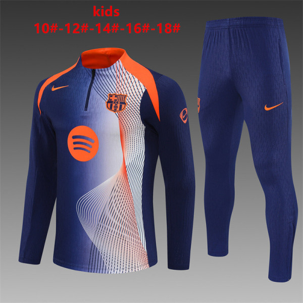 25/26 Barcelona Kids Training Tracksuit