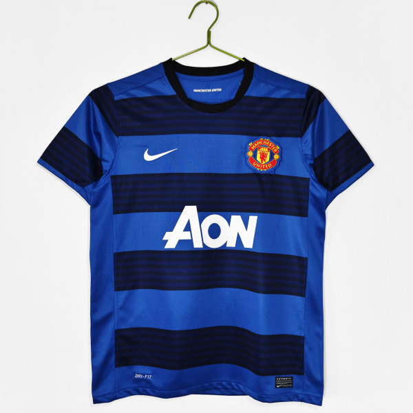 2011-2012 Man United Blue Adult Retro Soccer Jersey