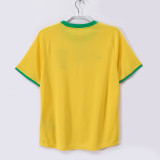 2000 Brazil Home Adult Retro Soccer Jersey
