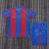 1989-1992 Barcelona Home Kids Retro Soccer Jersey+Shorts