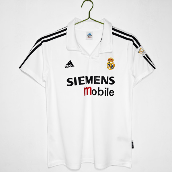 2002-2003 Real Madrid Home Adult Retro Soccer Jersey
