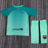 2016-2017 Barcelona Third Kids Retro Soccer Jersey+Shorts