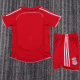 2006-2008 Liverpool Home Kids Retro Soccer Jersey+Shorts