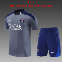 25/26 PSG Kids Training Jersey+Shorts Suit