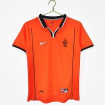 1998 Netherlands Home Adult Retro Soccer Jersey