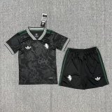 25/26 Juventus Third Kids Soccer Jersey+Shorts