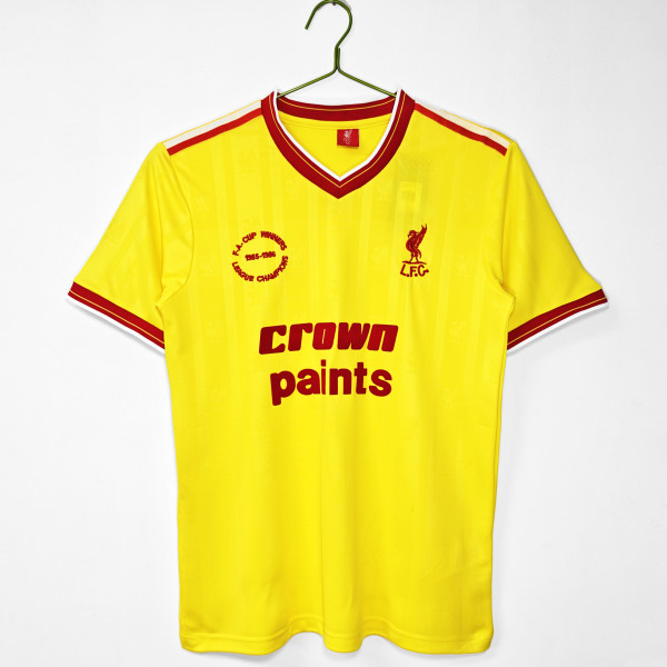 1985-1986 Liverpool Away Adult Retro Soccer Jersey