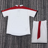 2004 England Home Kids Retro Soccer Jersey+Shorts