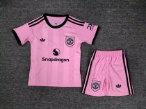 25/26 Man United Kids GK Soccer Jersey+Shorts