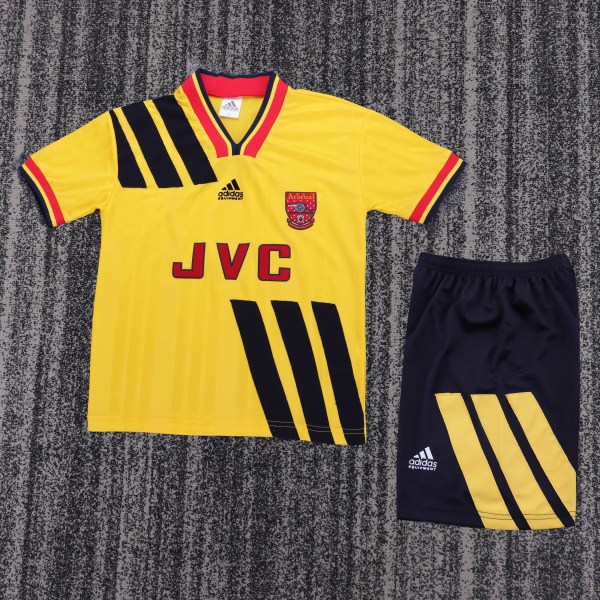 1993-1994 Arsenal Away Kids Retro Soccer Jersey+Shorts