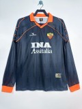1999-2000 As Roma Third Adult Retro LS Soccer Jersey