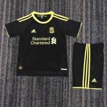 2010-2011 Liverpool Third Kids Retro Soccer Jersey+Shorts