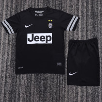 2012-2013 Juventus Away Kids Retro Soccer Jersey+Shorts