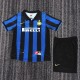 1998-1999 Inter Milan Home Kids Retro Soccer Jersey+Shorts