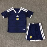 2026 World Cup Scotland Home Kids Soccer Jersey+Shorts