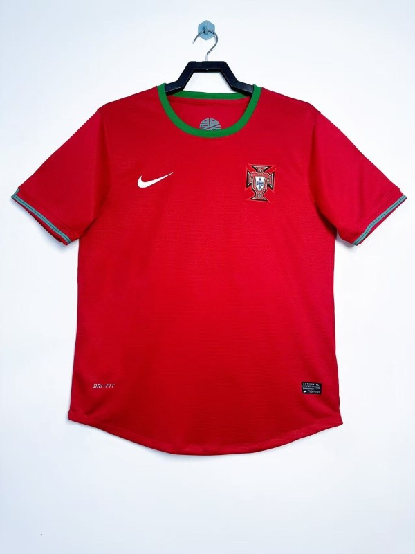 2012 Portugal Home Adult Retro Soccer Jersey