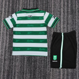 1999-2000 Sporting CP Home Kids Retro Soccer Jersey+Shorts