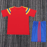 1990 Columbia Away Kids Retro Soccer Jersey+Shorts